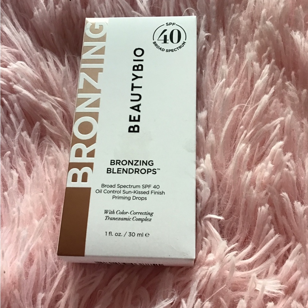 New Beautybio Bronzing Blendrops Priming Drops Sun-kissed Bronzer SPF 40
